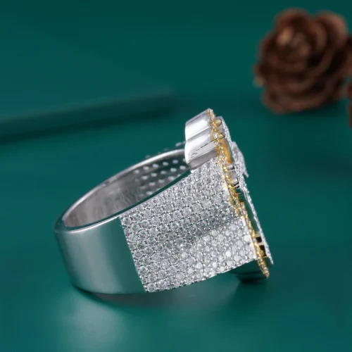 Diamond Cross Ring