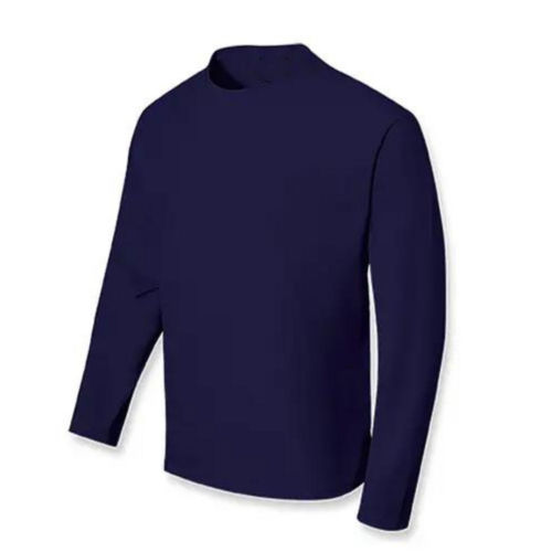 Unisex Plain Polyester Long Sleeve T Shirt 240 GSM