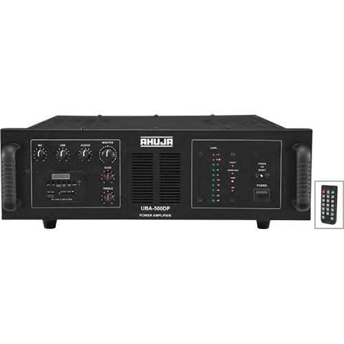 Black Uba 500dp Dj And Pa Power Amplifiers With Digital Player