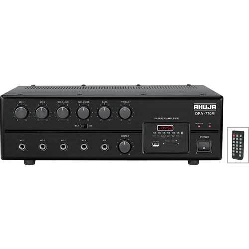 Black Dpa 770 M Pa Mixer Amplifier With Digital Player