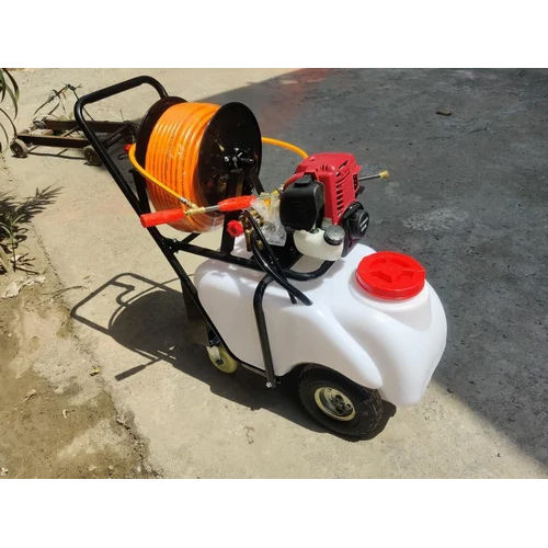 White Trolley Power Sprayer