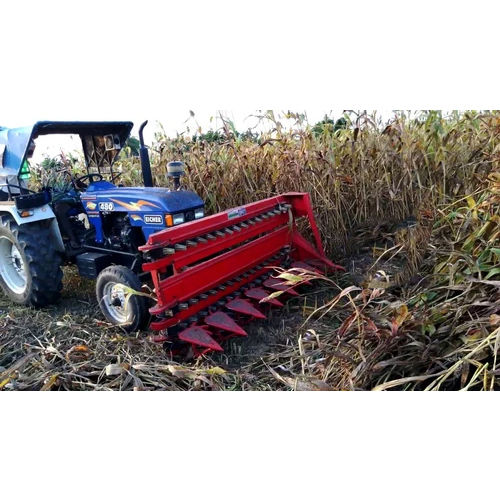 Red 6 Feet Tractor Operated Reaper