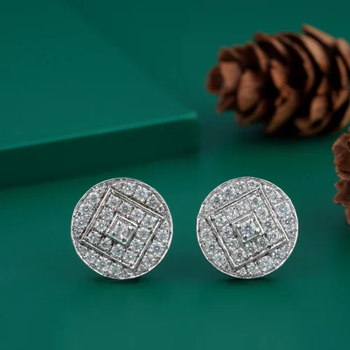 Diamonds white Gold Earring