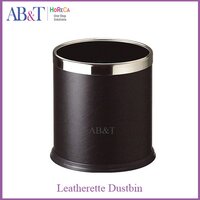 Leatherette Dustbin - Capacity: 13 Liter/day