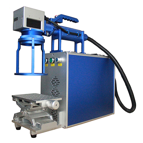 Blue Portable Handheld Raycus 20W- 30W Metal Logo Frp Laser Marking Machine