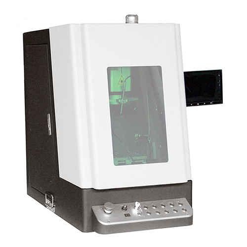 White-Black Desktop Jewelry Laser Marking Machine Vacuum Jpt Raycus Source