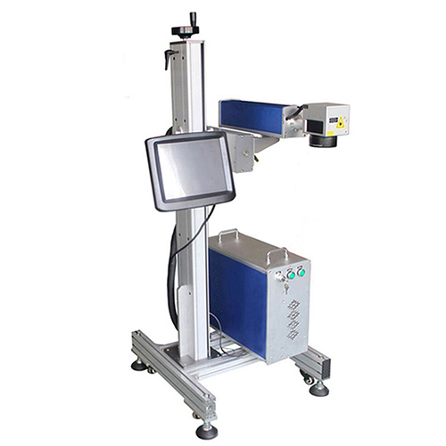 White-Blue Production Line Laser Marking Machine