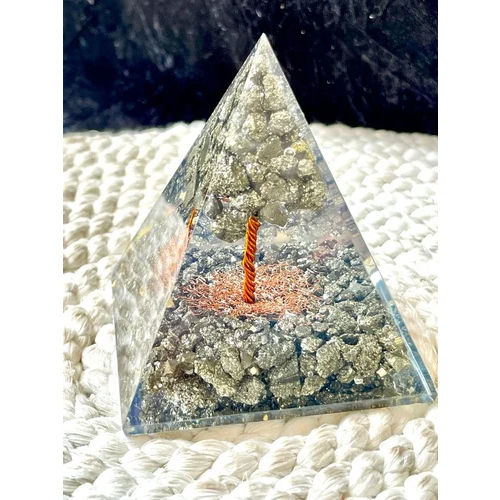 Crystal Pyrite Tree Pyramid