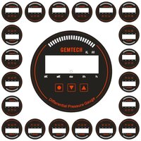 GEMTECH Series 3000 Digital Pressure Gauge With Alarm Range 0 to 100.00 MBAR