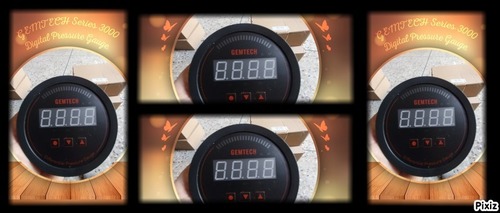 GEMTECH Series 3000 Digital Pressure Gauge With Alarm Range 0 to 2.500 MBAR