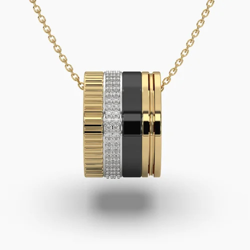 Unique diamond pendant