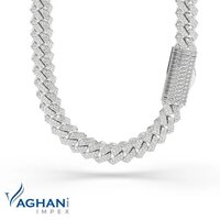 Diamond cuban link gold chain
