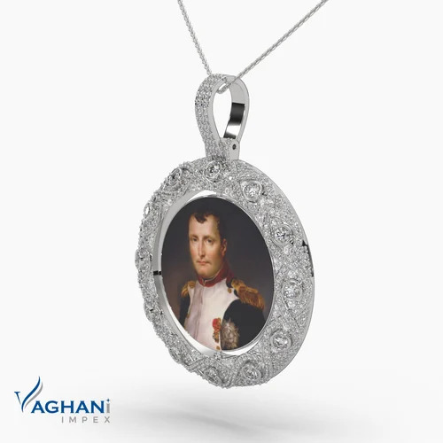 Gold Memory Diamond Pendant