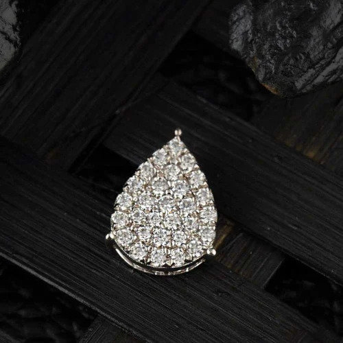 Designer Ladies Diamond Pendant Set