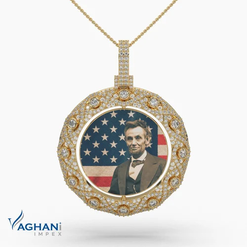 Diamond Gold Memory Pendant