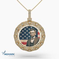 Diamond Gold Memory Pendant