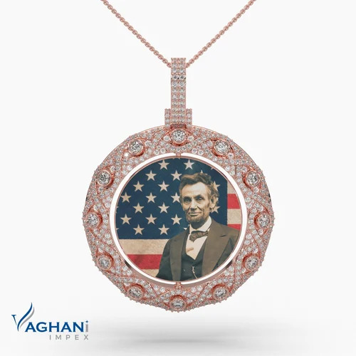 Diamond Gold Memory Pendant