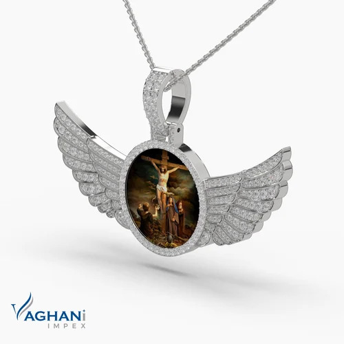 Solid Gold Memory Pendant