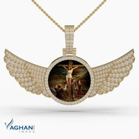 Solid Gold Memory Pendant