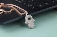Hamza Diamonds Pendant
