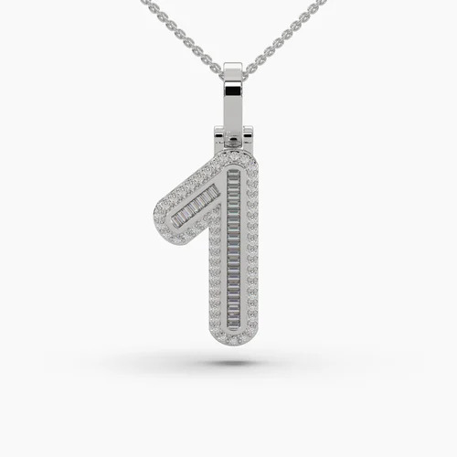 1 Alphabet Gold Letters Pendant
