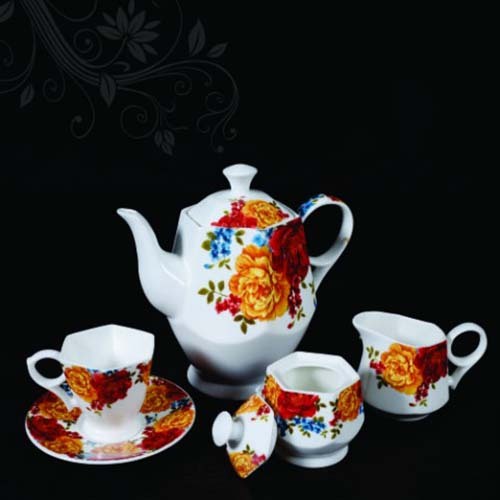 CERAMIC TEA SET 6