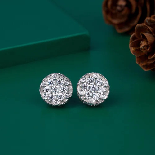 Diamondes Gold Earrings