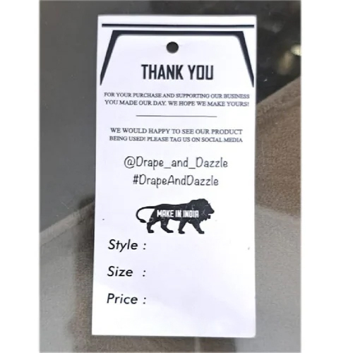 Kraft Paper Laminated Clothing Tags