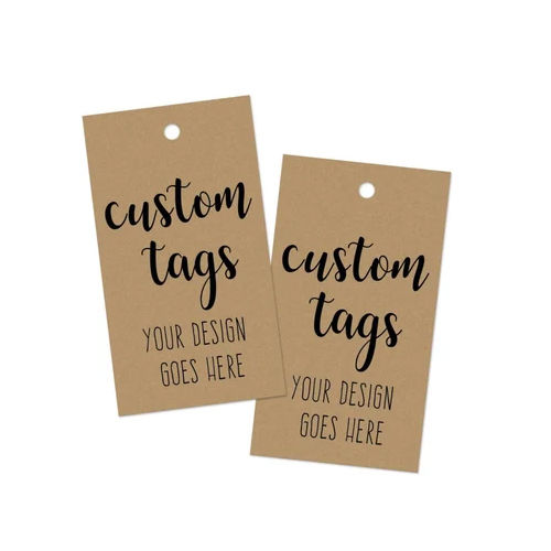 Kraft Paper Printed Garment Tags