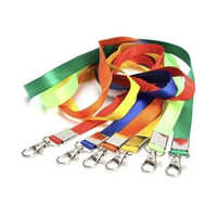 Office Id Card Lanyard - Pvc Material, Round Shape | Durable, Colourfast, Shrinkage-resistant Quality