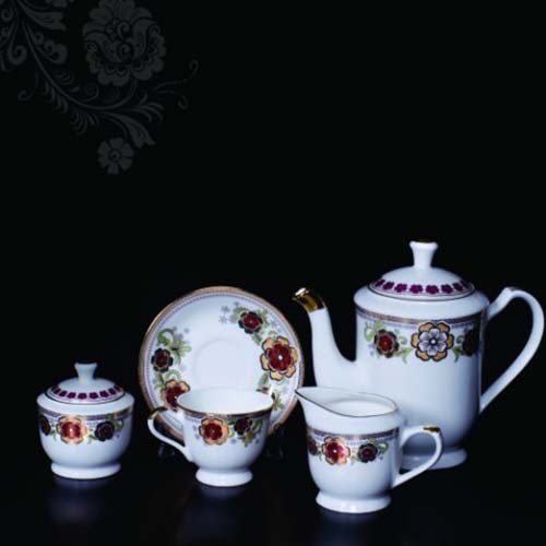 CERAMIC TEA SET 18