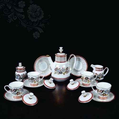 CERAMIC TEA SET 23