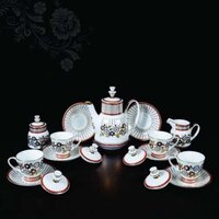 Ceramic Tea Set 23 - Color: White
