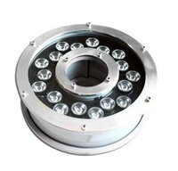 Led Fountain Light - 12w (ww) - Color: Silver
