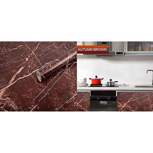 60x200cm Coffee Marble Wallpaper