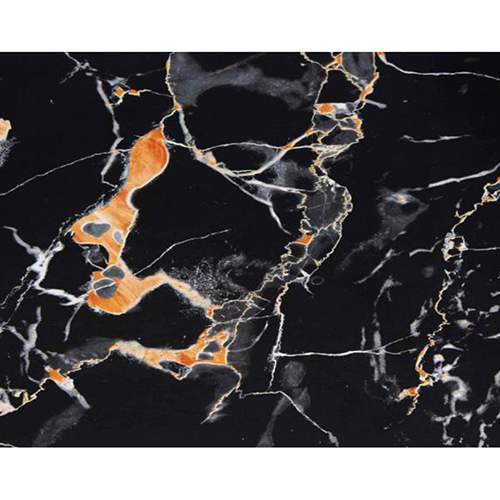 60x200cm Black Golden Marble Wallpaper