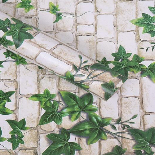 45x500cm White Golden Wallpaper
