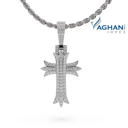 Christian Cross Diamond Pendant