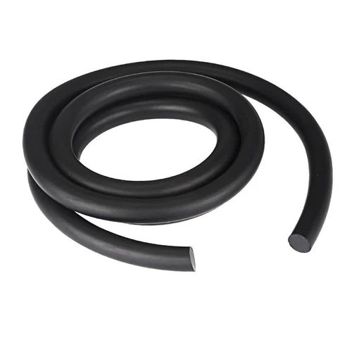 Black Rubber Beading - Length: As Per Available  Meter (M)