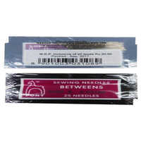 Pony Between Hand Needle - Metal, Size 1 To 12 | High Quality, Ideal For Seamstress And Tailoring Projects, 1000 Needles Per Box