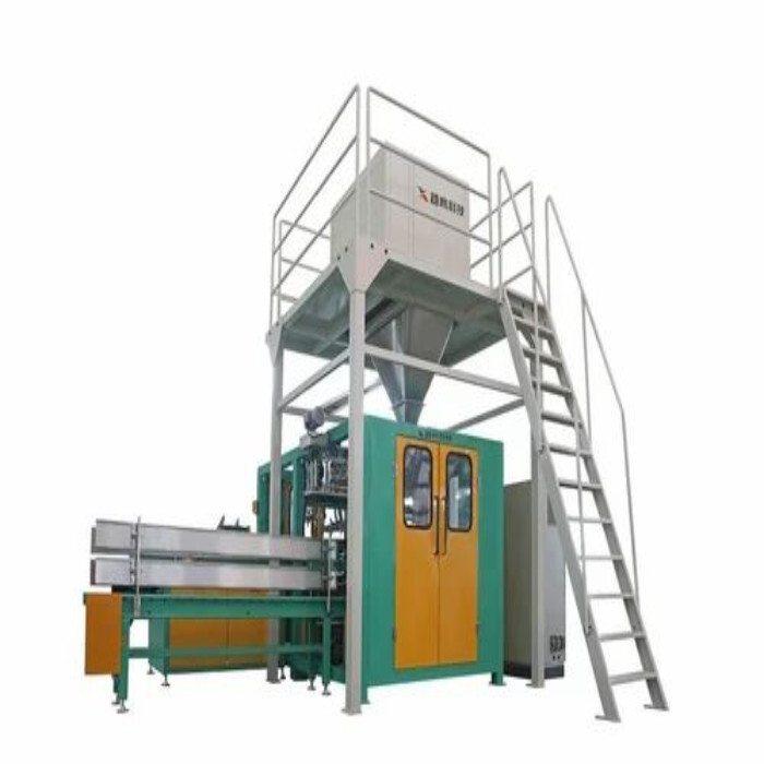 Granules Bagging Machine - MS Metal, 10-50 Kg Pouch Capacity | Automatic Operation, User-Friendly Interface, Heavy-Duty Durability, Clean White Finish