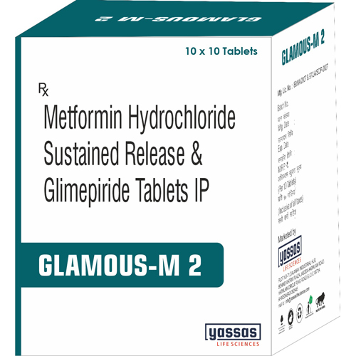 Metformin Hydrochloride Sustained Release and Glime Piride Tablets