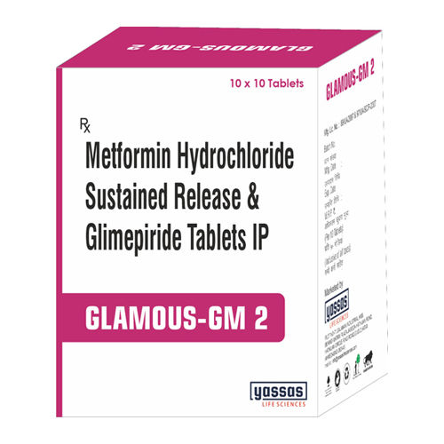 Metformin Hydrochloride Sustained Release and Glimepiride Talets IP