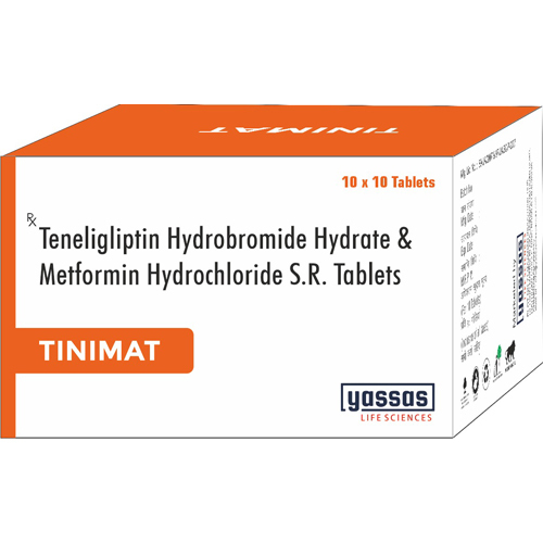 Teneligliptin Hydrobromide Hydrate and Metformin Hydrochloride SR Tablets