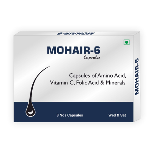 Capsules Of Amino Acid Vitamin C Folic Acid and Minerals