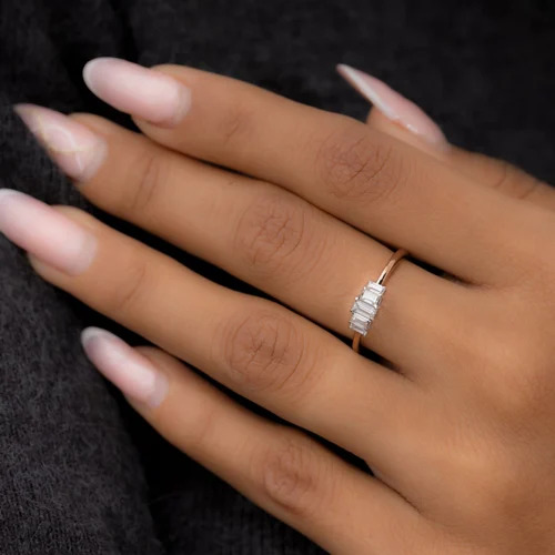 Gold Diamond Engagement Ring
