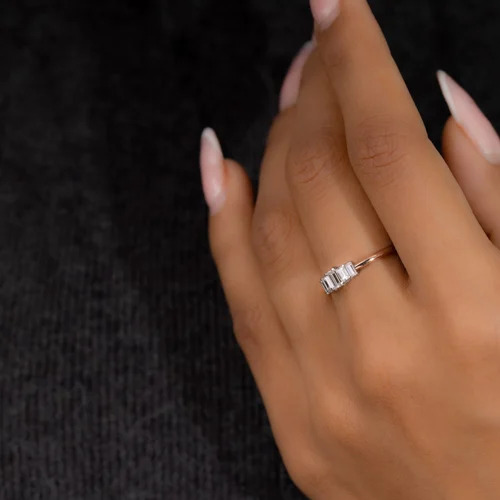 Gold Diamond Engagement Ring