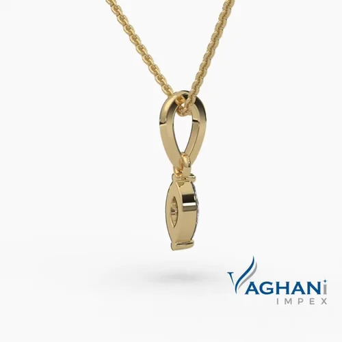 Diamond Solitaire Pendant Necklaces