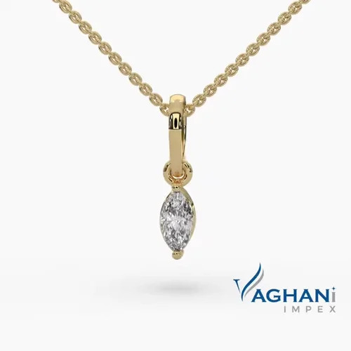 Diamond Solitaire Pendant Necklaces