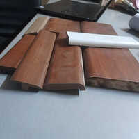 Solid Wooden Skirting Profile - High-quality Wood, Customized Size, Color As Per Availability | Seamless Bending Process, Commercial Use